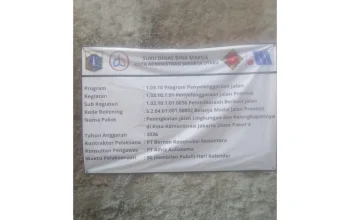 Gawat! Kontraktor Proyek Sudin Bina Marga Jakut Nyolong Arus PLN