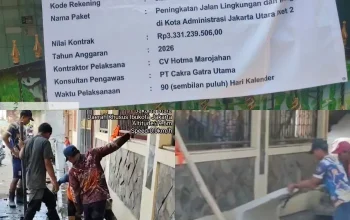 Libertus Sagala Kasie BM Jakut : Kalau Ada Item Pekerjaan Yang Tidak Terpasang Maka Akan Kita Potong