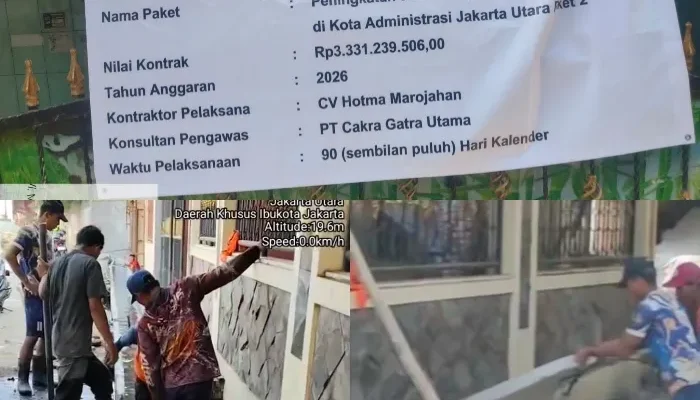 Libertus Sagala Kasie Sudin BM Jakut : Kalau Ada Item Pekerjaan Yang Tidak Terpasang Maka Akan Kita Potong