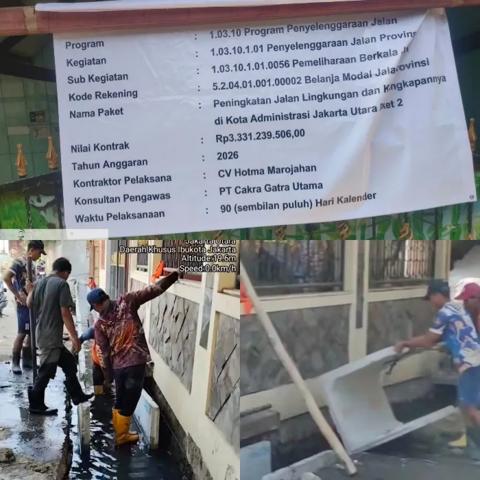 Buner kontraktor sudin BM Jakutdan pekerjaan dilokasi