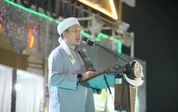 Bupati Morowali Iksan Baharudin Abdul Rauf Saat Menutup Musabaqah Tilawatil Quran dan Hadis (MTQH) ke-XVI tingkat Kabupaten Morowali