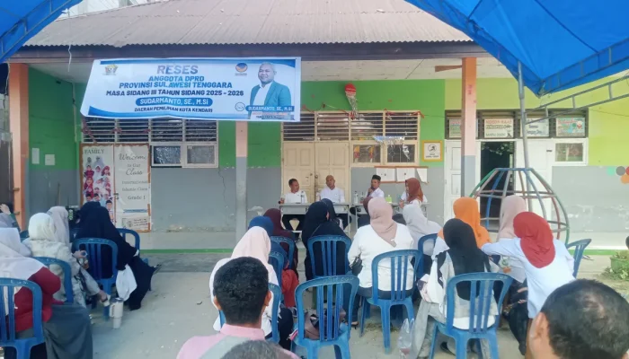 Reses di Madrasah Al Istiqomah Kendari, Sudarmanto Saeka akan Salurkan Beasiswa untuk Siswa