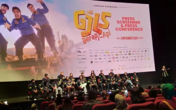 Bawa Armada Damkar Asli & Bus Interaktif, Konferensi Pers Film GJLS: Berapi-Api Tampil Memukau di Epicentrum XXI