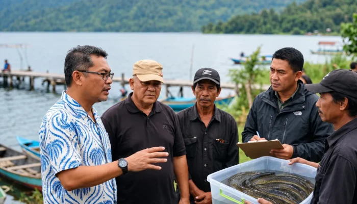 DKP Sulteng Dorong Restocking Ikan Sidat, Evaluasi Penebaran Nila di Danau Poso Diperlukan