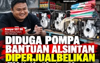 Diduga Bantuan Pompa Alsintan Merek Honda Diperjualbelikan Di Gowa. TRC Faktual Desak Dinas Pertanian Buka Suara