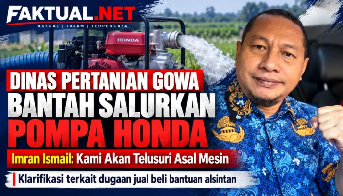 Dinas Pertanian Gowa Bantah Salurkan Pompa Air Honda yang Diduga Diperjualbelikan, Imran Ismail: Kami Akan Telusuri Asalnya