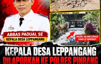 Nama Kades Leppangang Muncul dalam Laporan Dugaan Penyerobotan, Kapolres Pinrang: Kami Tindak Lanjuti Sesuai SOP!