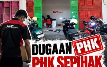 8 Tahun Bekerja di J&T Jeneponto, Karyawan Diduga Di-PHK Sepihak