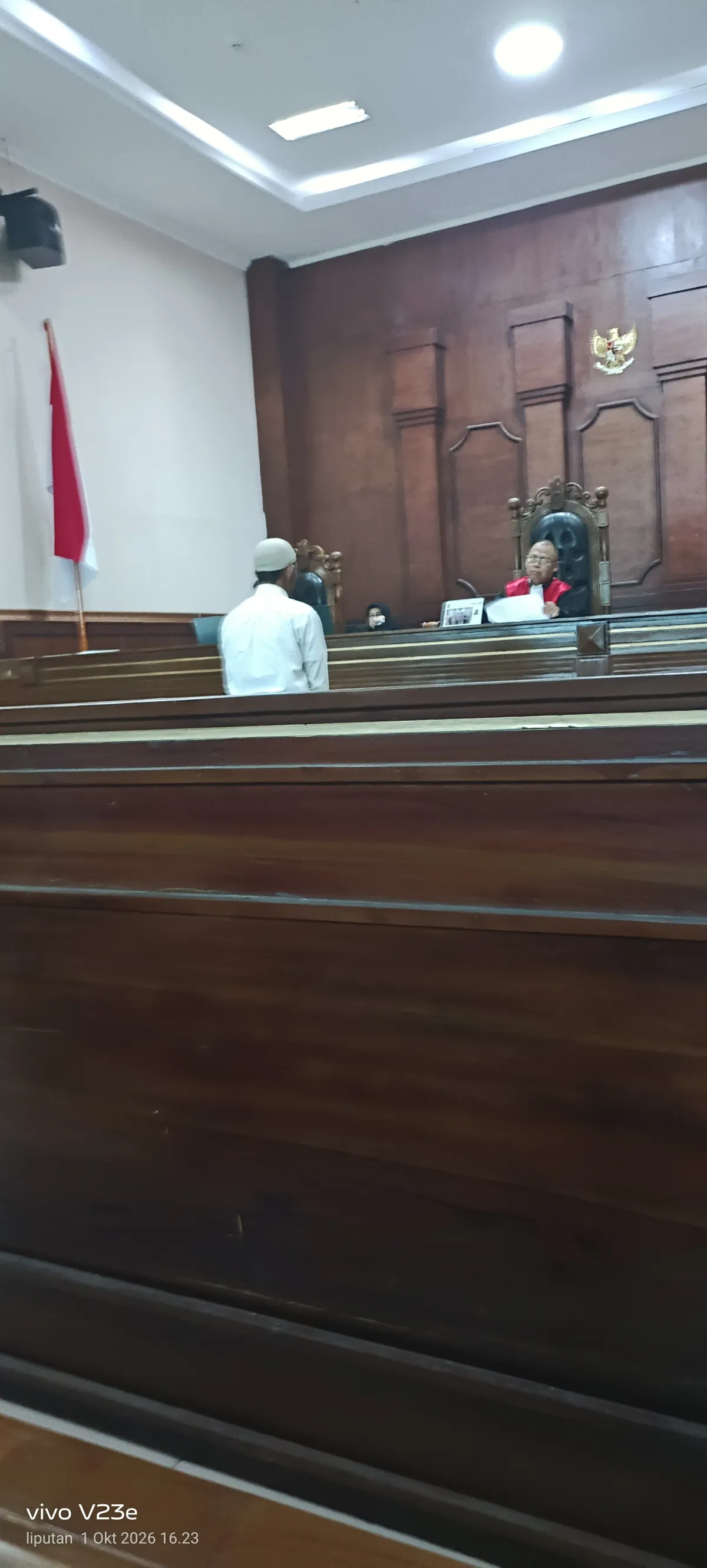 Pembacaan putusan sidang oleh Hakim PN Jakut