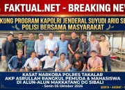 Implementasikan Program Kapolri Jenderal Suyudi Ario Seto, Kasat Narkoba Takalar AKP Asrullah Turun Langsung Rangkul Pemuda di Alun-Alun Makkatang