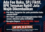 Skandal Bosp Takalar Terbongkar: Ada Fee Buku, SPJ Fiktif, BPK Temukan Rp641 Juta Wajib Dikembalikan