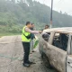 Polisi Cek Penyebab Mobil Grand Livina Terbakar di Jalur Wisata Gerlang Batang