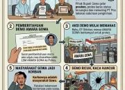 Kronologi Konflik Gowa: Aksi Demo di Kantor Pos Sungguminasa Berujung Dugaan Perusakan Fasilitas Publik