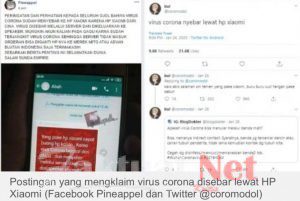Viral! Beredar Konten di Medsos Klaim Virus Corona Disebar Melalui HP Xiaomi