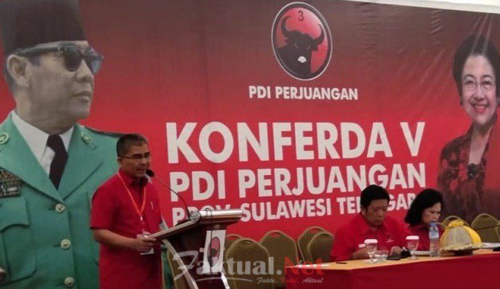 Abu Hasan Pimpin PDIP Sultra, Hugua Tumbang
