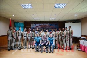 Danlanal Malang Hadiri TUP Lattek Sistem Kontrol dan Integrasi Taruna AAL Korps Elektronika