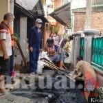 Warga Cilincing Bersama petugas Gelar Kerja Bakti 