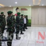 Kodim 0503/JB Gelar Upacara HUT Ke 75 TNI Tahun 2020 Secara Virtual