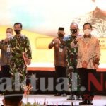 Danlantamal IV Hadiri Launching 5 Juta Masker untuk Wujudkan Pilkada Sehat 2020