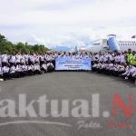 Calon Siswa Caba PK Otsus OAP Pria Kodam XVIII/Kasuari 2020 Diberangkatkan Menuju Rindam di Jawa