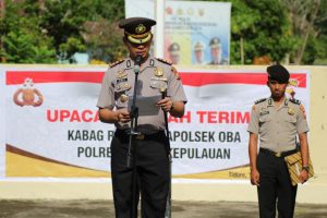 Kapolres Tidore : Jagalah Kepercayaan, Jabatan Adalah Amanah Dari Tuhan