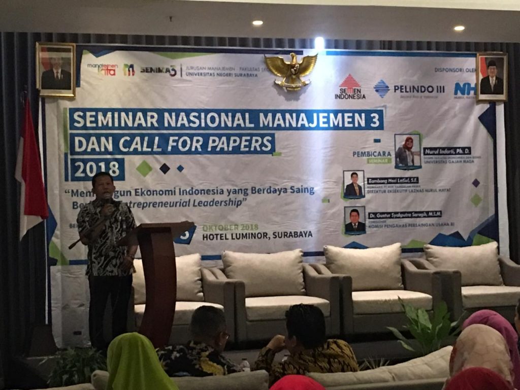UNESA Gelar Seminar Nasional Manajemen 3 Di HUT Ke 11