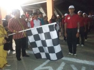 Bupati Muna Lepas Peserta Lomba Juang Di HUT Sumpah Pemuda