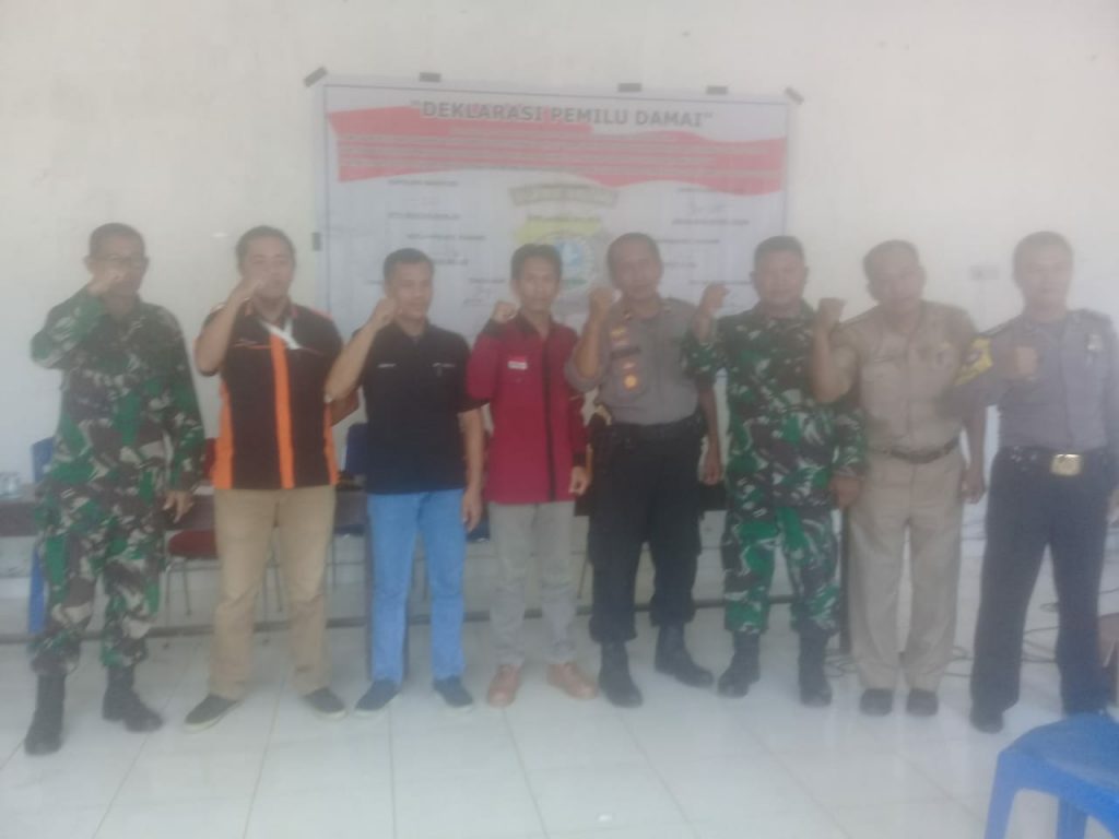 Deklarasi Damai Untuk Pilpres dan Pileg 2019 Terlaksana Di Kecamatan Konawe