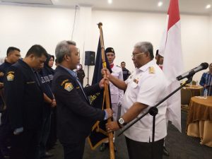 Gubernur Lantik Sudarmanto Saeka Jabat Ketua Karang Taruna Sultra