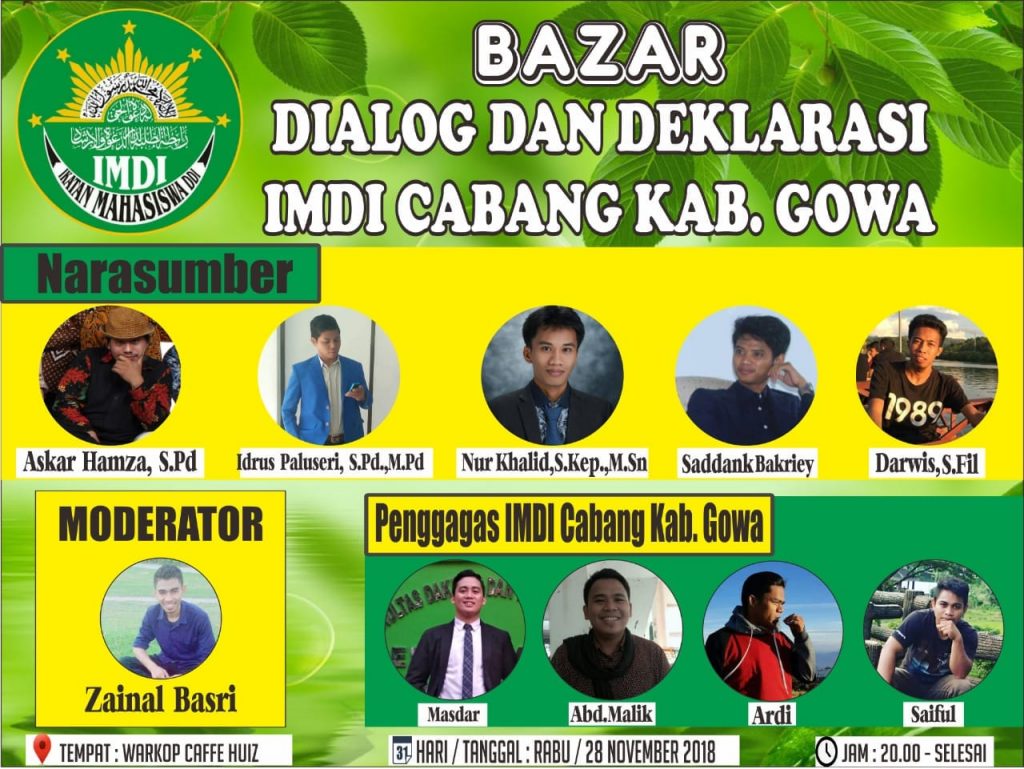 IMDI Cabang Gowa Gelar Dialog dan Deklarasi
