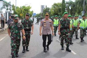 Sinergitas TNI Polri Terlihat Jelas Saat Apel Bersama