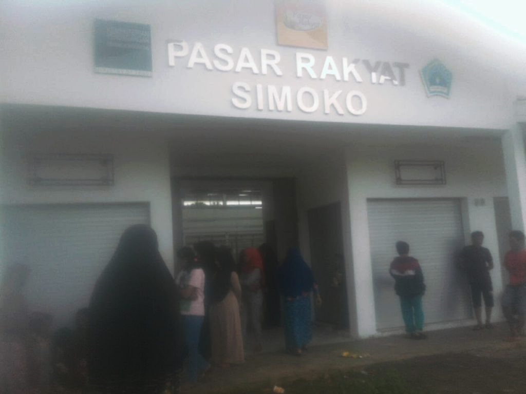 Hari Pertama Pasar Rakyat Simoko Beroperasi, Ini Penyampaian Kepala Lurah Campaga