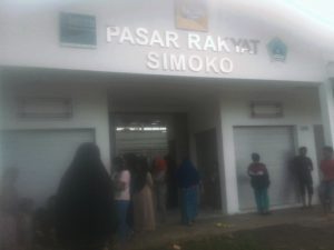 Hari Pertama Pasar Rakyat Simoko Beroperasi, Ini Penyampaian Kepala Lurah Campaga