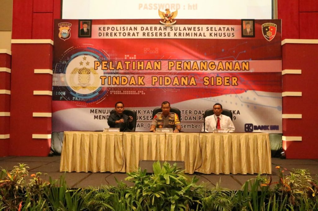Polda Sulsel Gelar Pelatihan Penanganan Tindak Pidana Siber