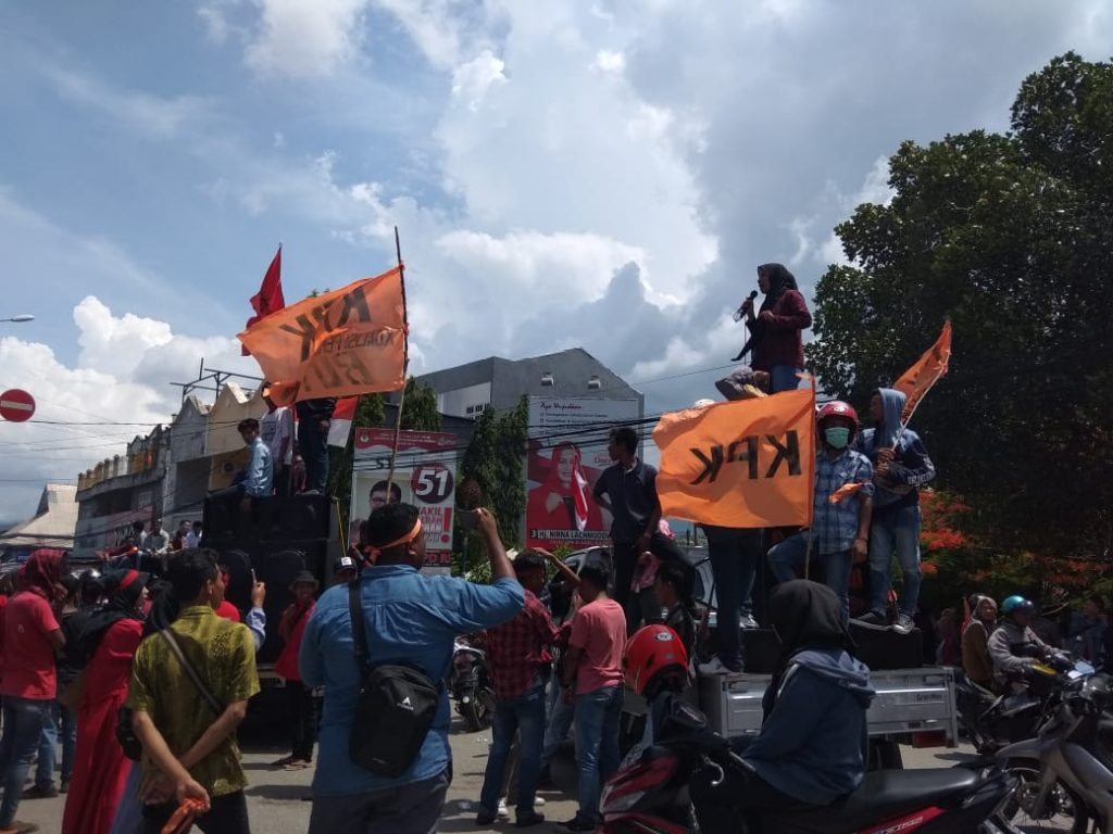 Koalisi Pemuda Kepulauan (KPK) Buton Kembali Turun ke Jalan