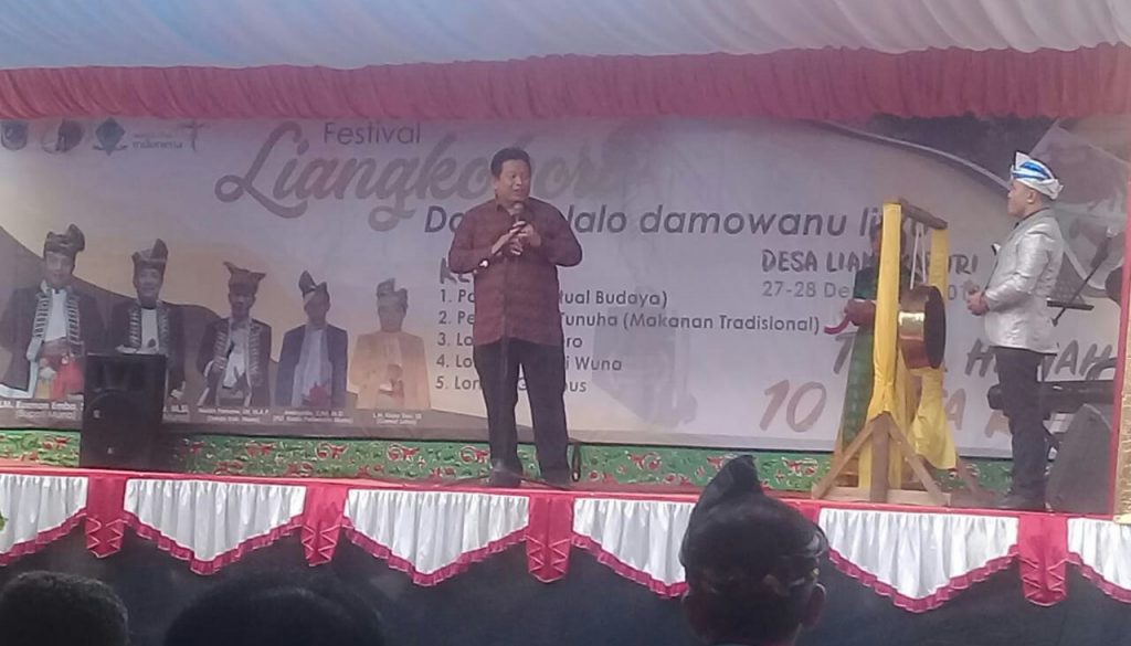Buka Festival Liang Kabori, Rusman Emba : Muna Miliki Tambang Pariwisata