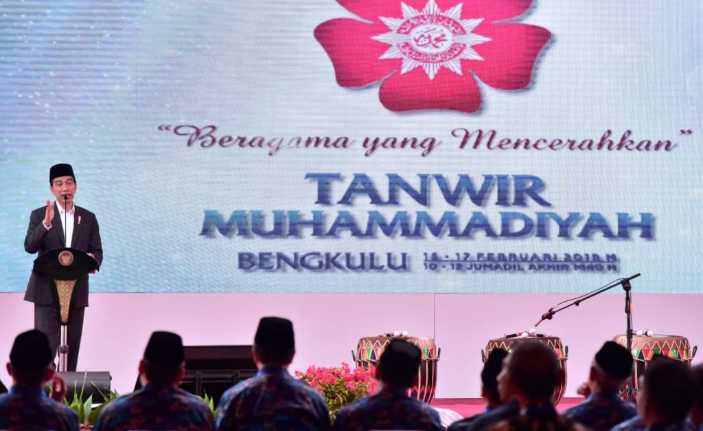 Tanwir Ke-51 Muhammadiyah di Bengkulu Dibuka Jokowi