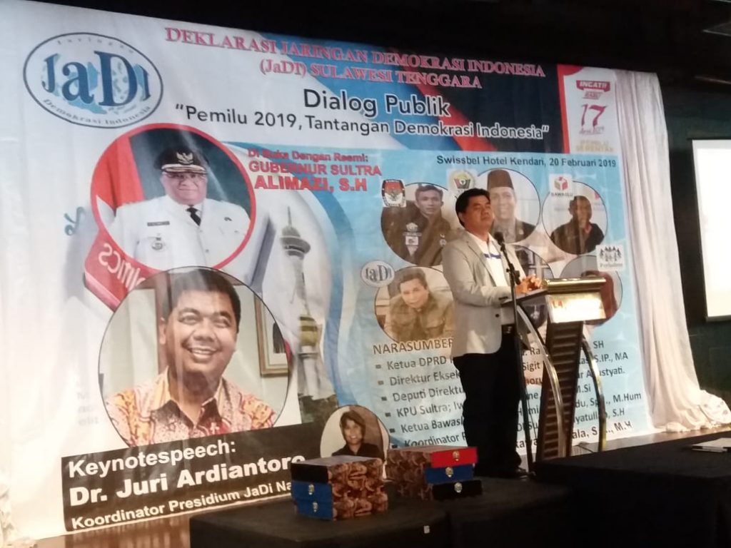 Juri Ardiantoro “KPU & Bawaslu Tidak Akan Mampu Sukseskan Pemilu Tanpa Dukungan Pihak Eksternal