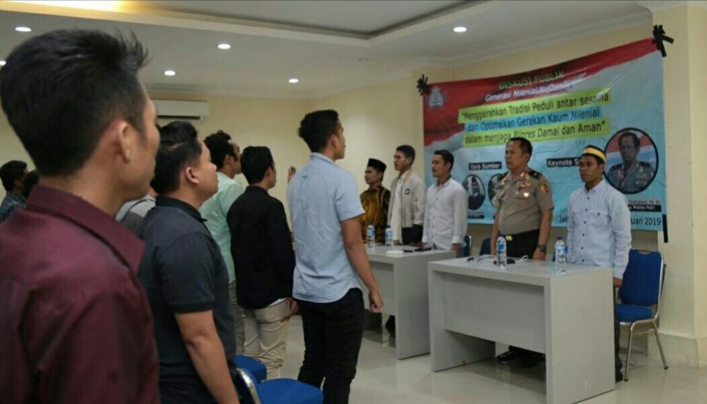 Generasi Milenial Nusantara Inginkan Pemilu Damai Dan Bermartabat