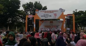 Melalui Pemilu Run, KPU Prov. Sultra Sosialisasikan Hari Pemungutan Suara Pemilu 2019