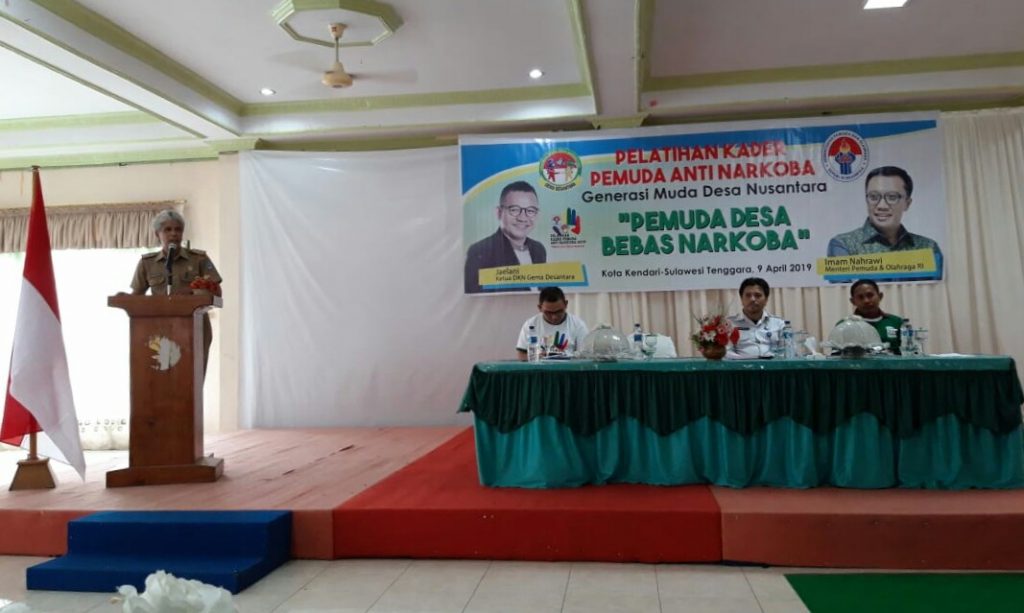 Kendari Darurat Narkoba, Gema Desantara Bentuk Kader Pemuda Anti Narkoba