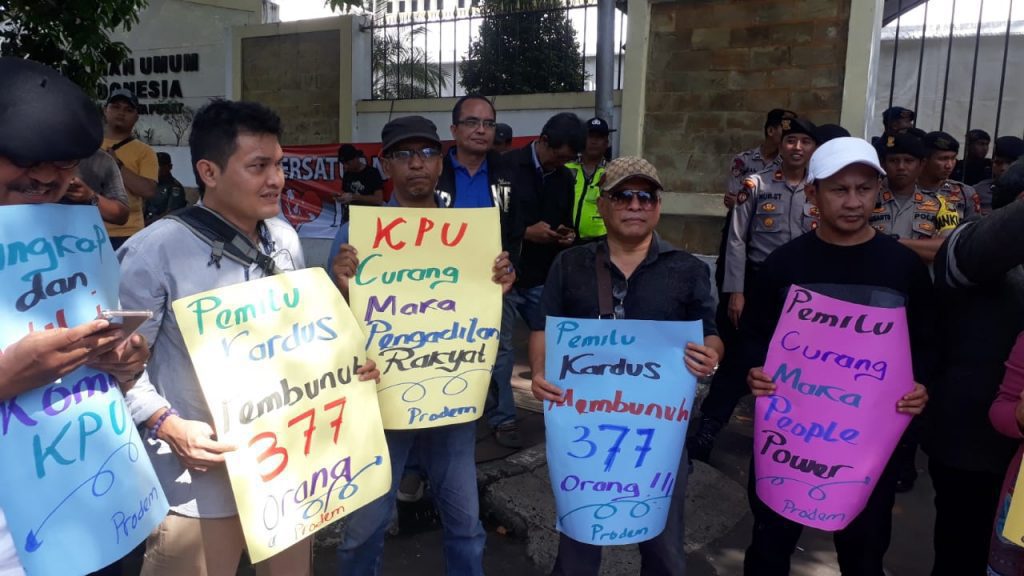 JARINGAN AKTIVIS PRO-DEMOKRASI, Pemilu 2019 Menghina Demokrasi Pancasila