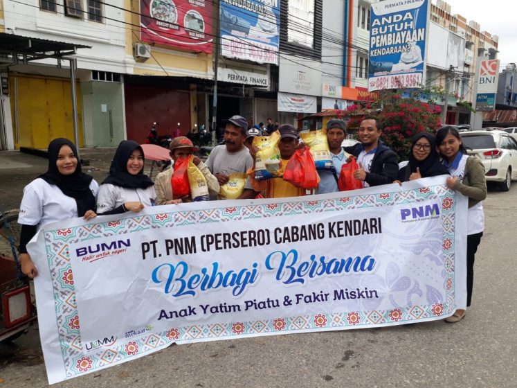 PNM Berbagi Sambangi Fakir Miskin & Anak Yatim