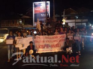 Peduli Halsel, Mahasiswa Sulut Galang Dana