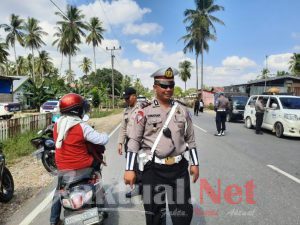 Satlantas Polres Konsel Laksanakan Operasi Zebra Dengan Pola Hunting System dan Stasioner