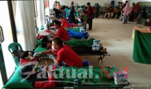 Bersama PMI Sultra, PC IMM Kendari Donor Darah