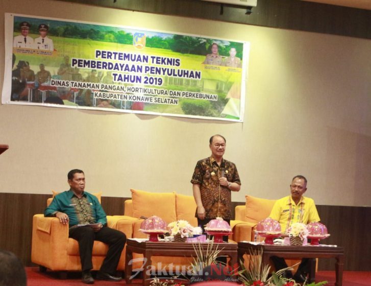 Bupati Konsel : Penyuluh Garda Terdepan Sukses Pertanian Di Konsel
