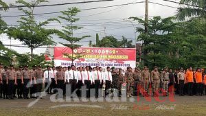 Kapolsek Tompobulu ikuti Apel siaga tanggap bencana di halaman kantor bupati gowa