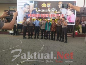 Kapolsek Barombong Gowa Hadiri Launching “Program Bapak Asuh Polisi” di Polres Gowa