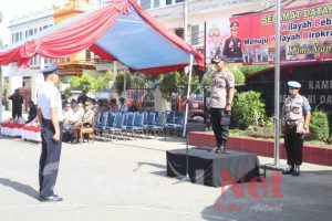 Kapolsek Barombong Gowa, Hadiri Apel Gelar HUT SATPAM KE-39 di Polres Gowa